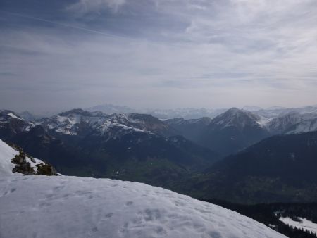 Panorama, de l’Arcalod au Pécloz.