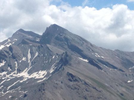 le Mont Salsa (3320m) et le Bric de Rubren (3340m)