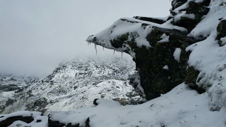 Sur le sentier de descente