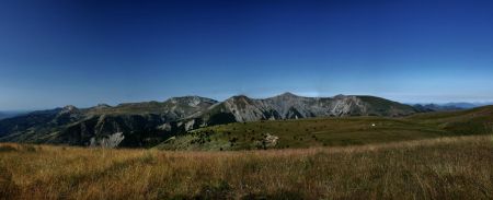 Panorama des Monges vues du Sommet