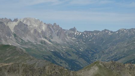 Pointe des Cerces, haut de la vallée de la Clarée.