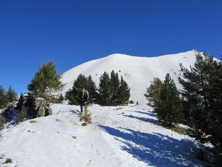 L’arrivée sur la crête.