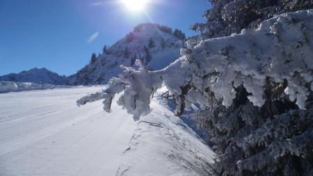 Direction sommet télésiège