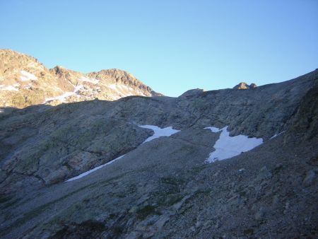 Les lacs sont derrière la barre.