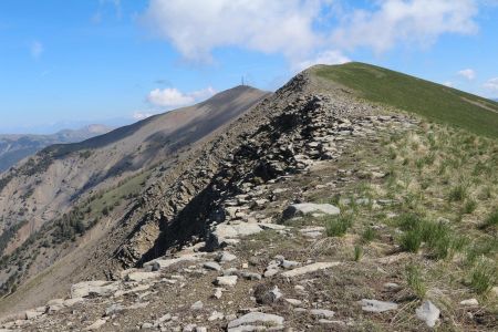 Sur la crête du Blayeul.