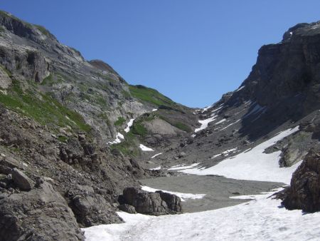 Le haut vallon des Chambres.