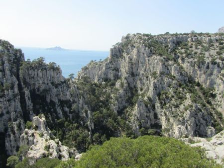 Vers la brèche de Castel Vieil.