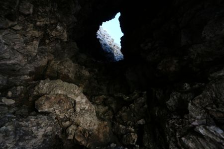 Retour au tunnel en face nord.