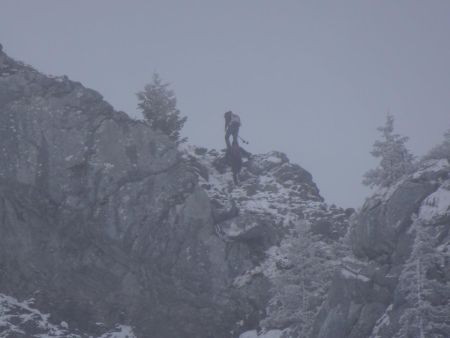 Sur la crête du mont Lachat