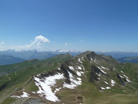 La crête des étroits et le Mont Jovet