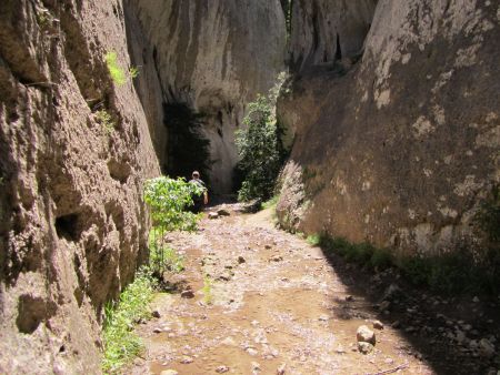 L’entrée des gorges.