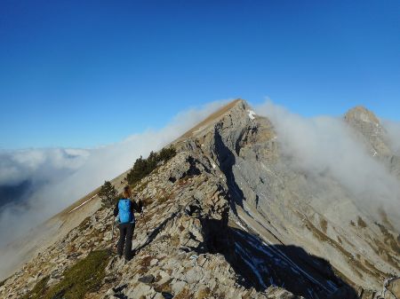 Traversée vers la Tête de Garnesier.