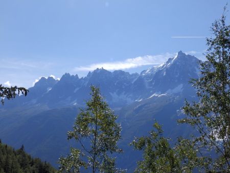 Aiguilles de Chamonix, Aiguille du Plan, Aiguille du Midi.