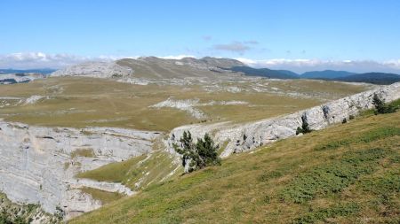 Le plateau du Puy de la Gagère.