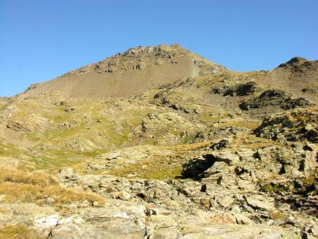 Vers les Lacs Verdet et la pointe éponyme