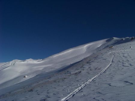 L’arête SO de Lancheton.