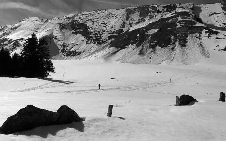 En direction d’Arclusaz.