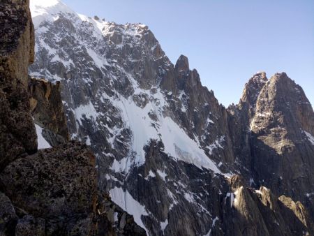 Regard sur le Nant Blanc et les Drus