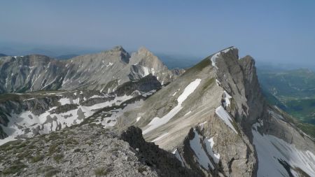 La Tête de Vachères vue de la Rama.