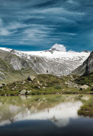 Petit étang derrière le refuge