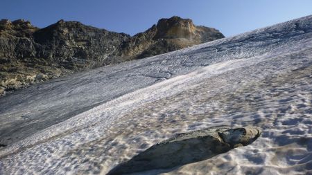 Arrivée sur le glacier de Bassagne