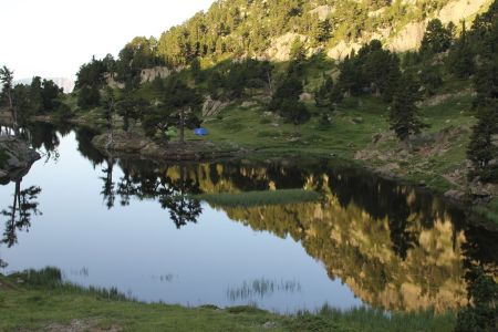 le lac au petit matin