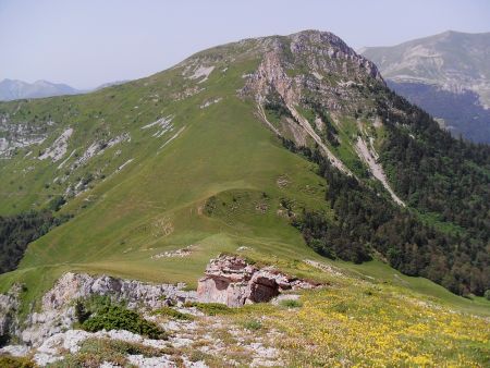 Descente vers le Col Foueron