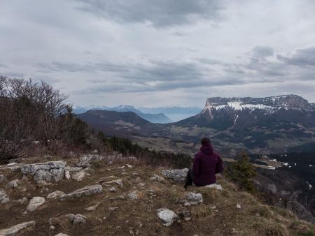 Sommet, face au Granier