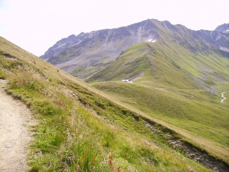 Le col de Balme vu depuis le col des Posettes