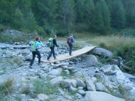 Départ en direction du Col de la Pisse