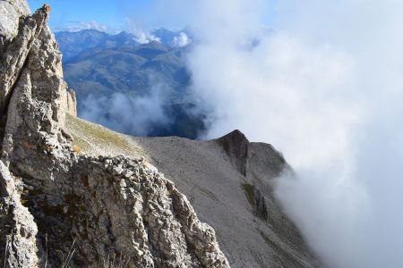 Du côté de la crête du Pré du Chourum.