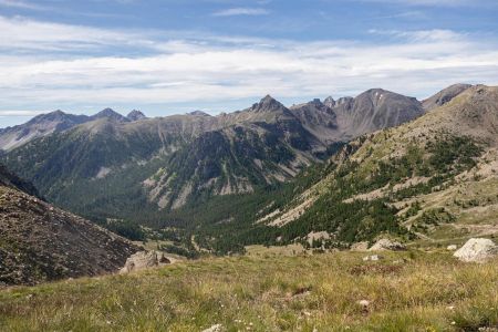 Vers l’Alpage de Sestrière, et la Tête de Sanguinière