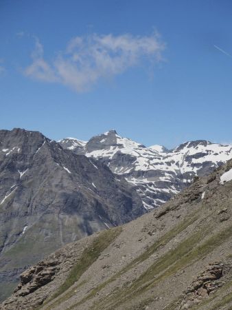 Aiguille de Méan Martin depuis le clapier vert