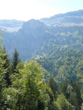 La tête Noire depuis le Fer-à-Cheval.