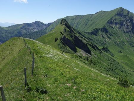 Le parcours de crêtes qui nous attend...