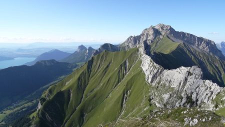 Tournette et lac d’Annecy.