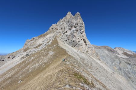 Le Roc, vu du col de Corps.