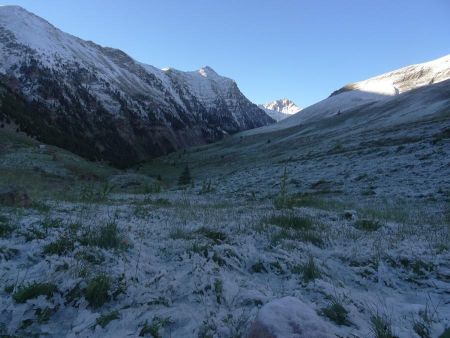 Bivouac au petit matin