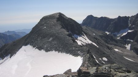 La Pointe de la Valette de celle des Lauses Noires.