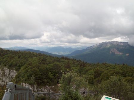 le mont margeriaz et le massif des bauges