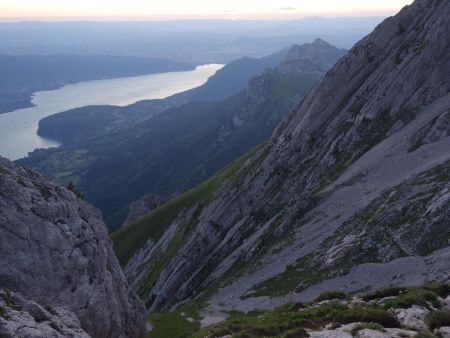 Descente par la variante plus courte et plus technique...