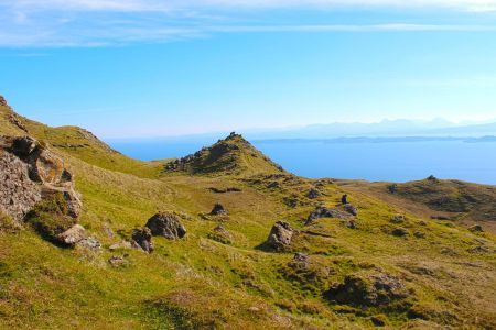 En cheminant à travers la lande