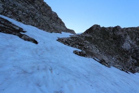 Arrivée au col de Charnier.