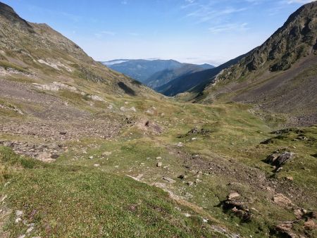 Retour dans la vallée d’Urets.