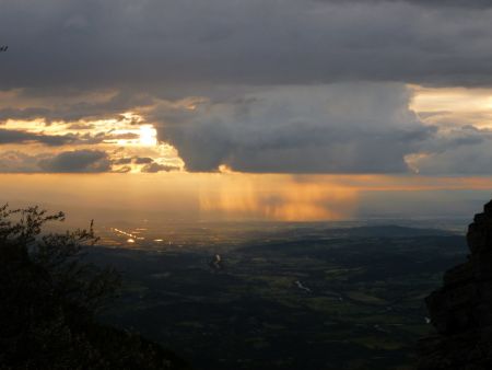 Coucher de soleil.