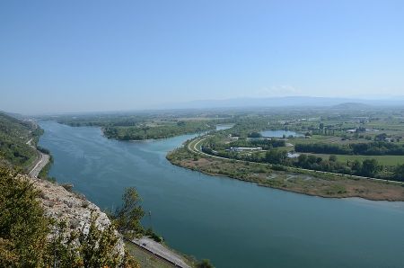 Confluent du Rhône et de la Drôme