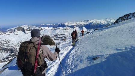 Traversée vers le Portillon Supérieur