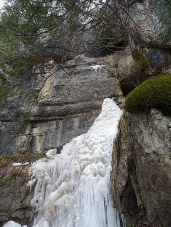 Cascade supérieure de Biollon