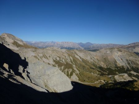 Crête du Vallon, montagne de Faraut et Ecrins.