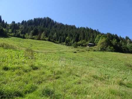 Regard arrière sur le Chalet du Tour